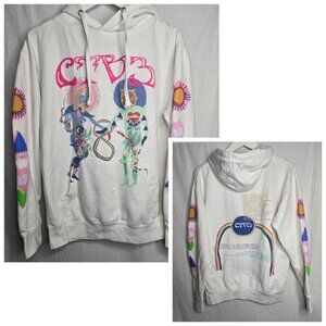 CTV3 Jaden Smith White Hoodie Sweatshirt- Size Medium- Read Description